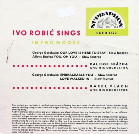 Ivo Robić - Ivo Robić Sings In Two Moods (Disc Vinil) [1]