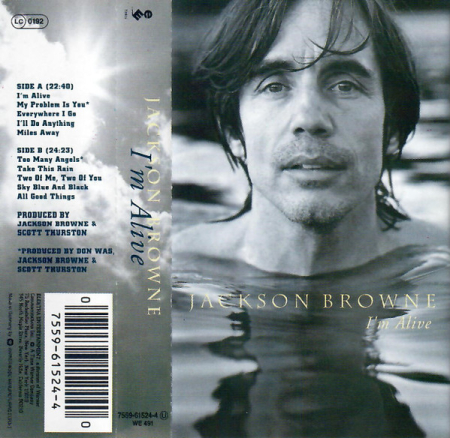 Casete audio - Jackson Browne - I'm Alive (Caseta Audio)