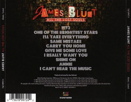 James Blunt - All The Lost Souls, (CD) [1]