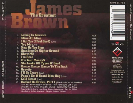 James Brown - The Greatest, (CD) [1]
