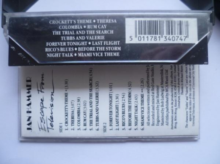 Jan Hammer - Escape From Television , (Casetă Audio) [1]