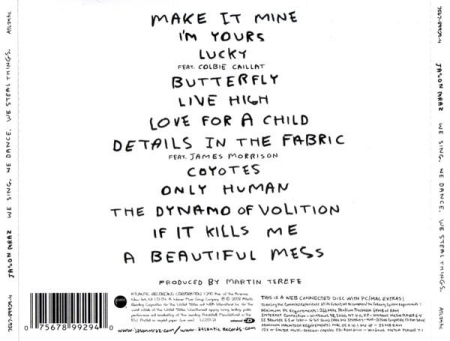 Jason Mraz - We Sing, We Dance, We Steal Things (CD) [1]
