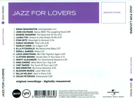 Jazz For Lovers (CD) [1]