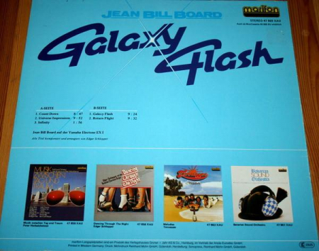 Jean Bill Board - Galaxy Flash, (Disc Vinil) [1]