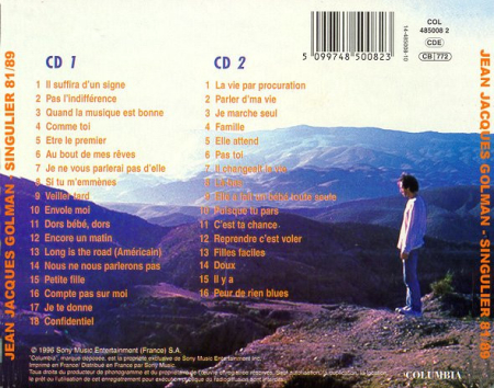 Jean-Jacques Goldman – Singulier 81 / 89 (2xCD) [1]