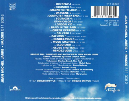 Jean-Michel Jarre - Images: The Best Of Jean Michel Jarre, (CD) [1]