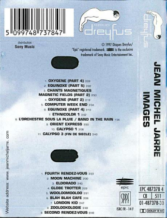 Jean-Michel Jarre - Images: The Best Of Jean Michel Jarre (Caseta Audio) [1]