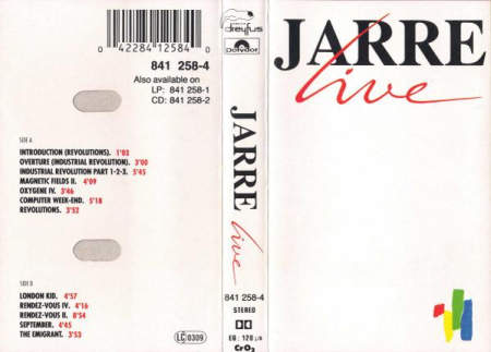 Casete audio - Jean-Michel Jarre - Live (Casetă Audio)