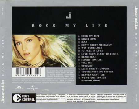 Jeanette Biedermann - Rock My Life , (CD) [1]