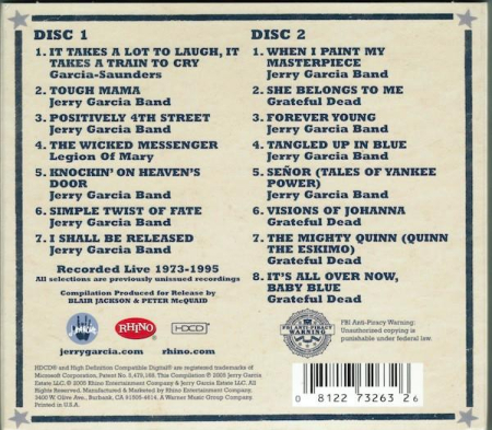 Jerry Garcia - Garcia Plays Dylan (CD) [1]