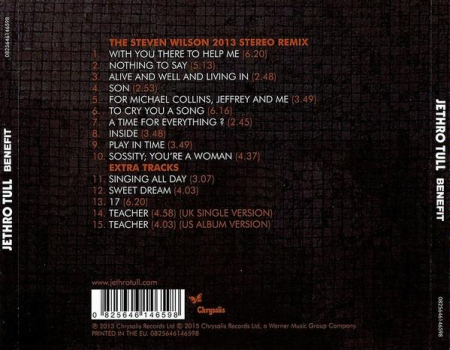 Jethro Tull - Benefit (The Steven Wilson 2013 Stereo Remix) (CD) [1]