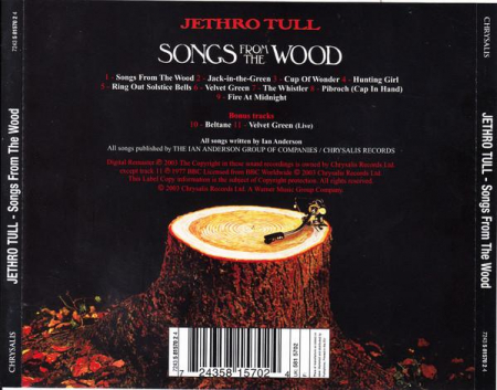 Jethro Tull - Songs From The Wood, (CD) [1]