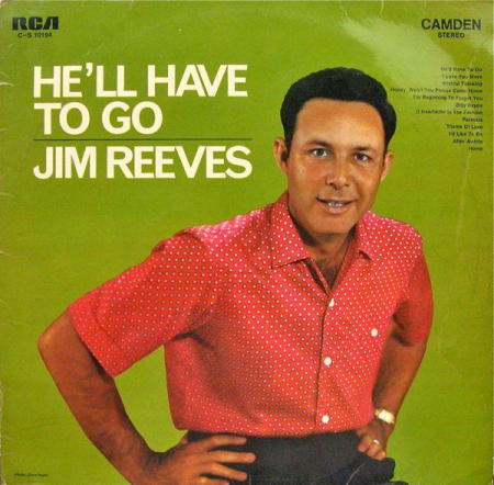 Rock/Folk - Jim Reeves - He'll Have To Go, (Disc Vinil)