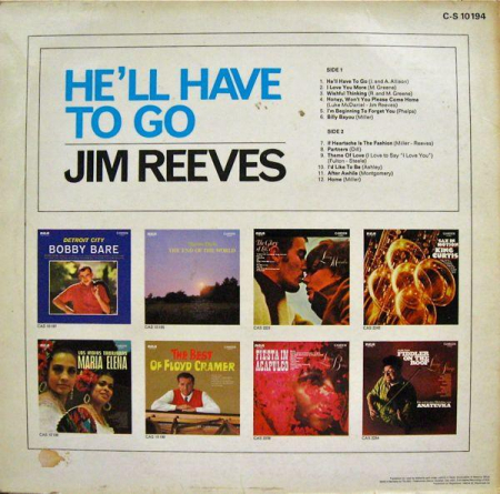 Jim Reeves - He'll Have To Go, (Disc Vinil) [1]