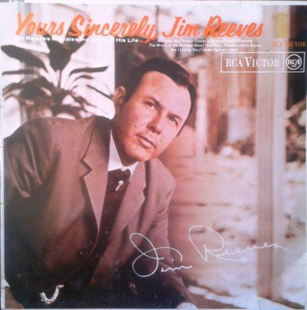 Rock/Folk - Jim Reeves - Yours Sincerely, (Disc Vinil)