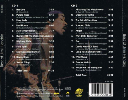 Jimi Hendrix - Best Of Jimi Hendrix (CD) [1]