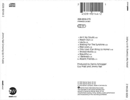 Jimmy Nail - Growing Up In Public (CD) [1]