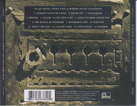 Jimmy Page - No Quarter: Jimmy Page & Robert Plant Unledded (CD) [1]