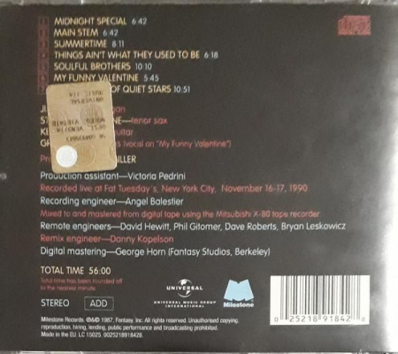 Jimmy Smith - Fourmost (Recorded Live At Fat Tuesday's NYC), (CD) [1]