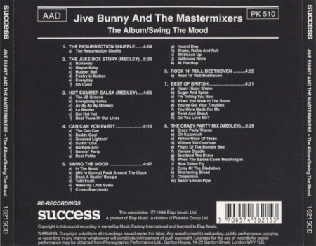Jive Bunny And The Mastermixers - The Album / Swing The Mood, (CD) [1]
