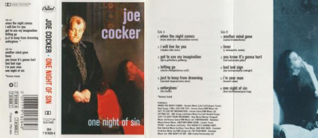 Joe Cocker - One Night Of Sin, (Casetă Audio) [1]