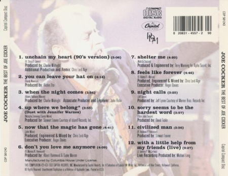 Joe Cocker - The Best Of Joe Cocker (CD) [1]
