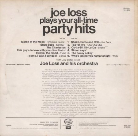 Joe Loss - Joe Loss Plays Your All-Time Party Hits (Disc Vinil) [1]
