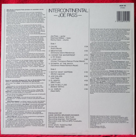 Joe Pass - Intercontinental, (Disc Vinil) [1]