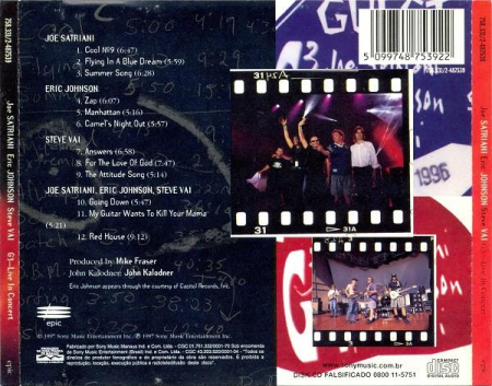 Joe Satriani - G3 Live In Concert (CD) [1]