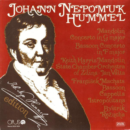 Muzică Clasică - Johann Nepomuk Hummel - Johann Nepomuk Hummel (Disc Vinil)