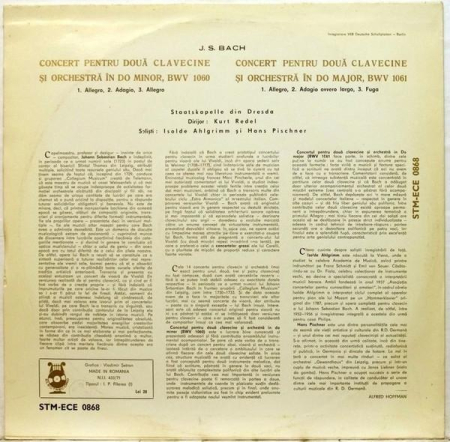 Johann Sebastian Bach - Concerte pentru doua clavecine si orchestra [1]
