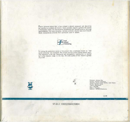 Johann Sebastian Bach - Concertos For Harpsichord And Orchestra = Concertele Pentru Clavecin Și Orchestră, BWV 1052-1058, (Disc Vinil) [1]
