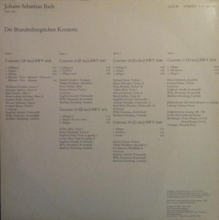 Johann Sebastian Bach - Die Brandenburgischen Konzerte [1]