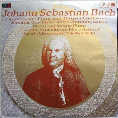 Discuri vinil - Johann Sebastian Bach - Sonatas For Flute And Harpsichord Bwv 1030-32, Sonatas For Flute And Continuo Bwv 1033-35