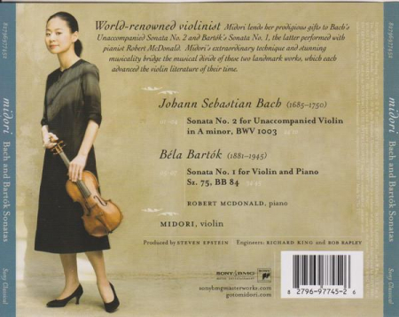 Johann Sebastian Bach - Unaccompanied Sonata No.2 / Sonata No.2 (CD) [1]