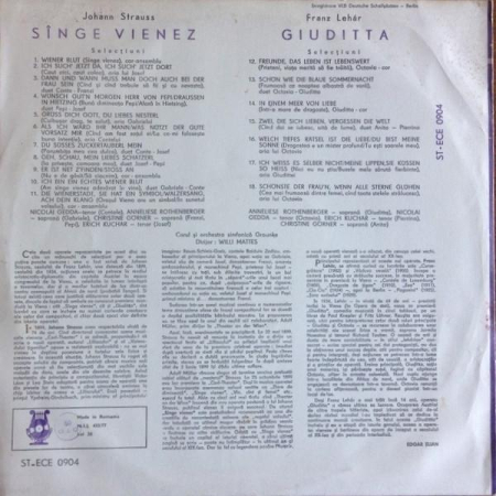 Johann Strauss Jr. - Sînge Vienez / Giuditta  [1]