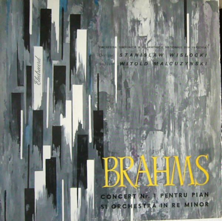 Muzică Clasică - Johannes Brahms - Concert Nr. 1 Pentru Pian Și Orchestră În Re Minor, (Disc Vinil)