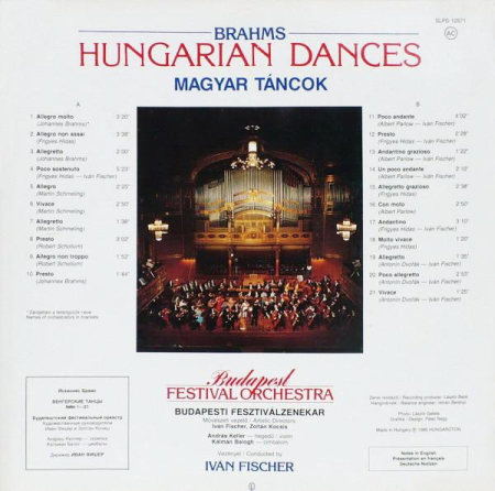 Johannes Brahms - Hungarian Dances (Disc Vinil) [1]