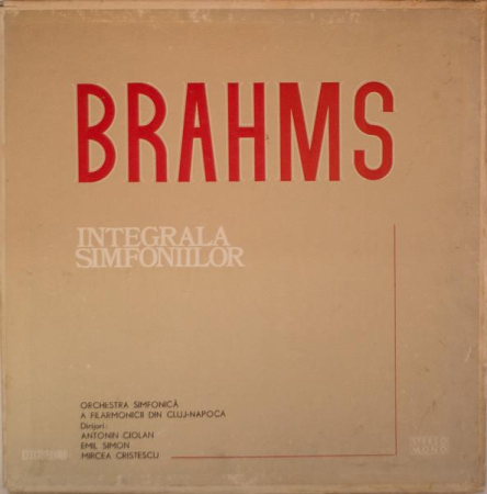 Discuri vinil - Johannes Brahms - Integrala Simfoniilor (Disc Vinil)