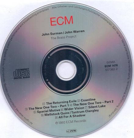 John Surman - The Brass Project, (CD) [1]