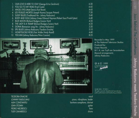 Johnny Răducanu - Jazz Behind The Carpathians, (CD) [1]
