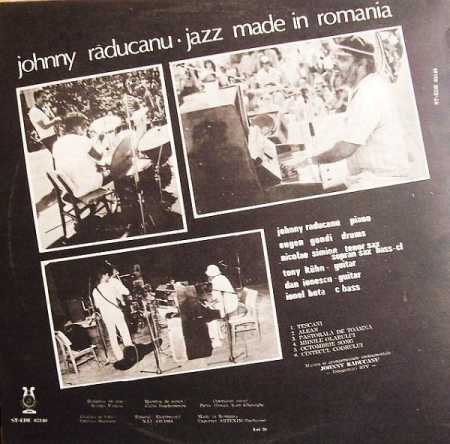 Johnny Răducanu - Jazz Made In Romania, (Disc Vinil) [1]
