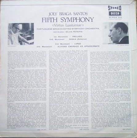 Joly Braga Santos - Fifth Symphony (Virtus Lusitaniae) (Disc Vinil) [1]