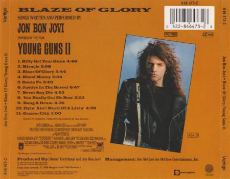 Jon Bon Jovi - Blaze Of Glory , (CD) [1]