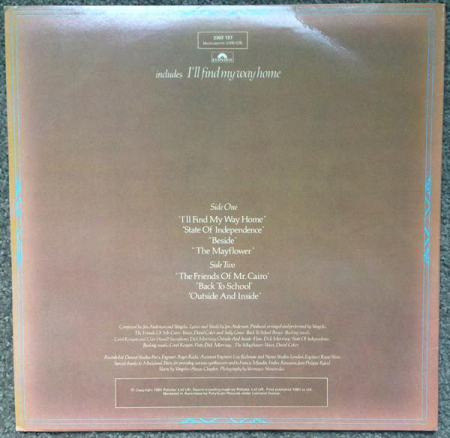 Jon & Vangelis - The Friends Of Mr. Cairo [1]