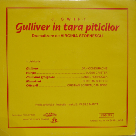 Jonathan Swift (2) – Gulliver În Țara Piticilor(VINIL) [1]