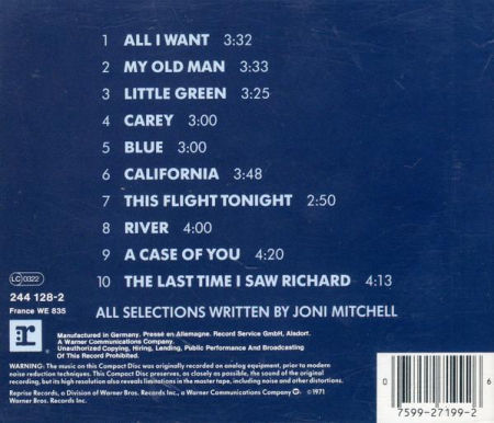 Joni Mitchell - Blue [1]