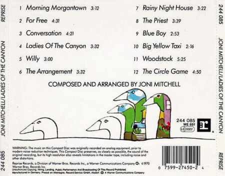 Joni Mitchell - Ladies Of The Canyon (CD) [1]