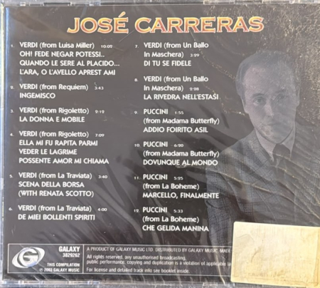 Jose Carreras - Jose Carreras (CD) [1]