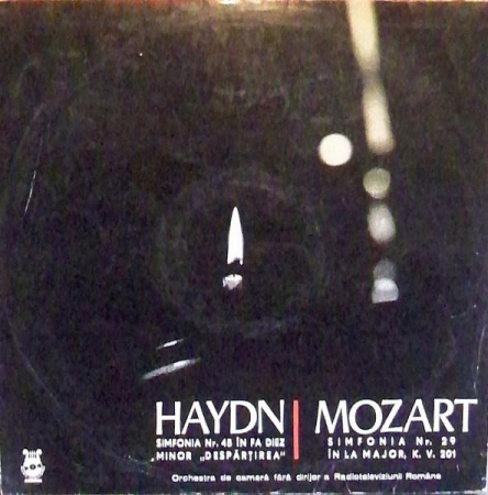 Muzică Clasică - Joseph Haydn - Simfonia Nr. 45 În Fa Diez Minor "Despărțirea" / Simfonia Nr. 29 În La Major, K. V. 201, (Disc Vinil)